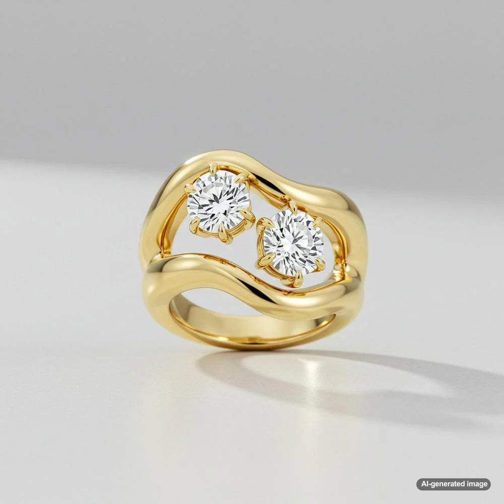 Top 5 Fine Jewelry Trends for 2025 featuring celestial, colored gemstones, vintage, lab-grown diamonds, and layered styles