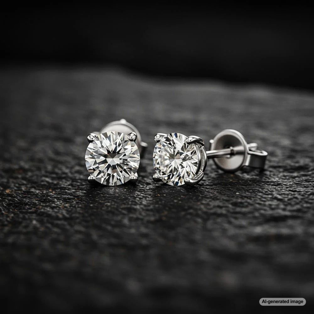 Different types of earring backs displayed on a jewelry tray