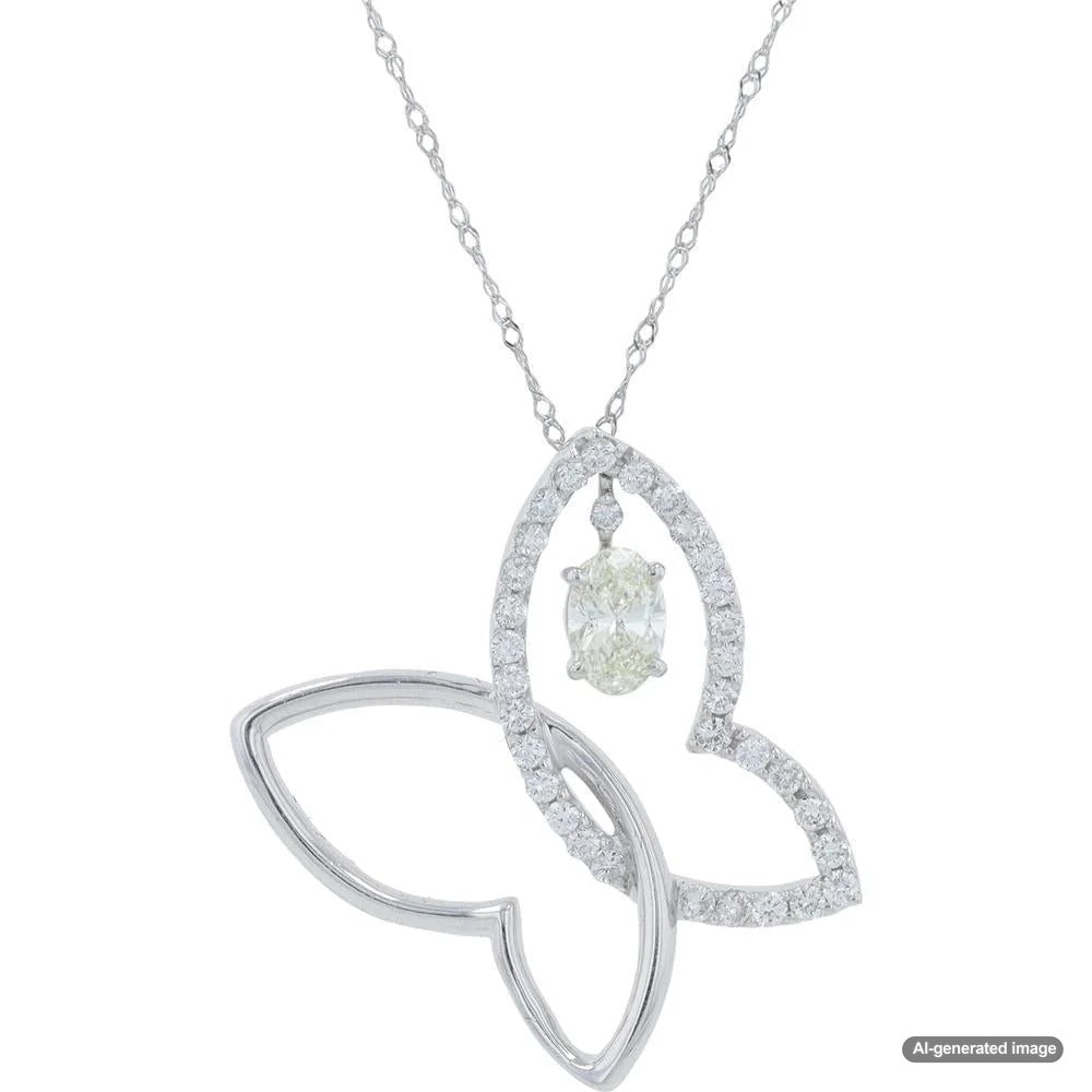 Elegant butterfly motif jewelry pieces from Robinson's Jewelers, showcasing transformation and beauty in design