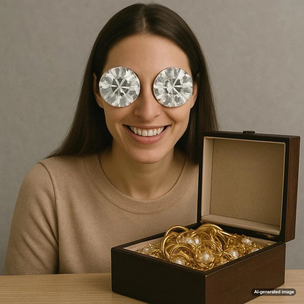 Elegant jewelry pieces showcasing diamonds, gemstones, and precious metals