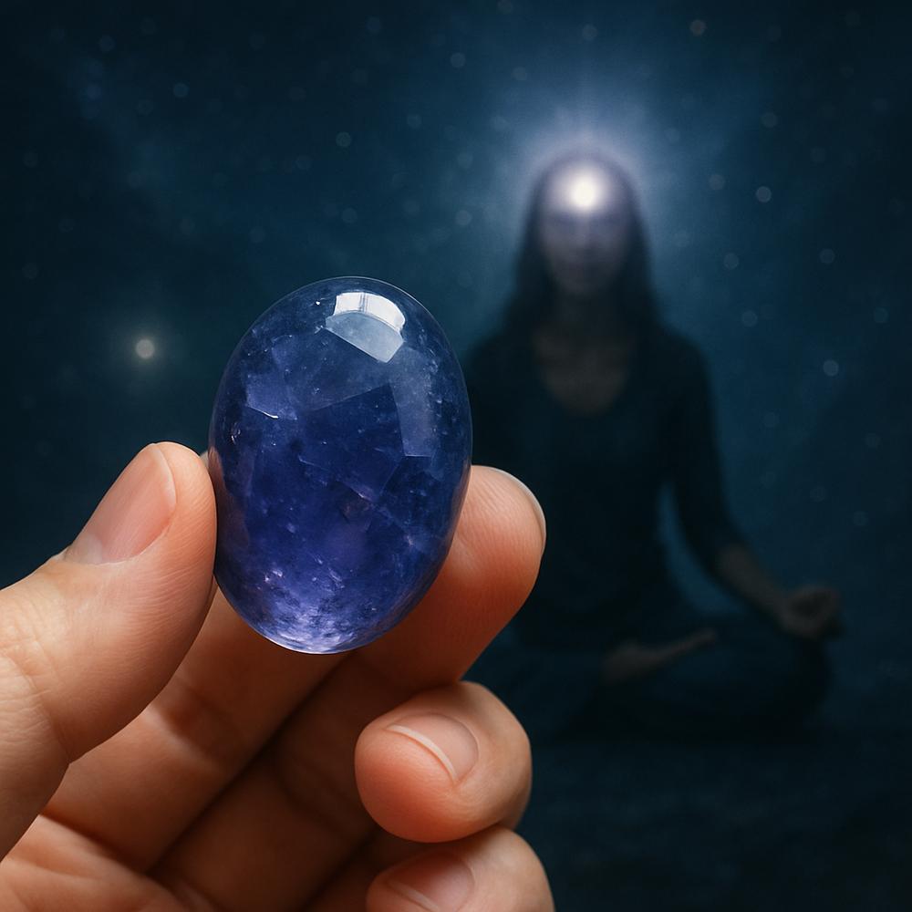 Iolite gemstone jewelry showcasing its beautiful violet-blue colors in various settings