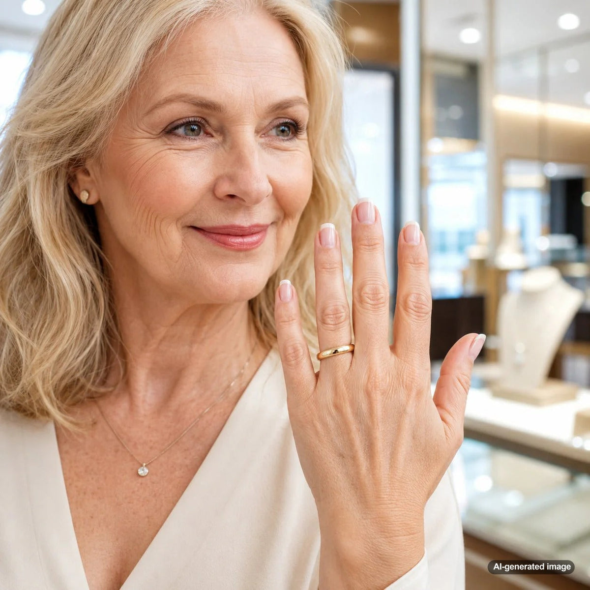 A stunning selection of low-dome wedding bands, showcasing their elegant curved profile and comfortable design, perfect for daily wear.