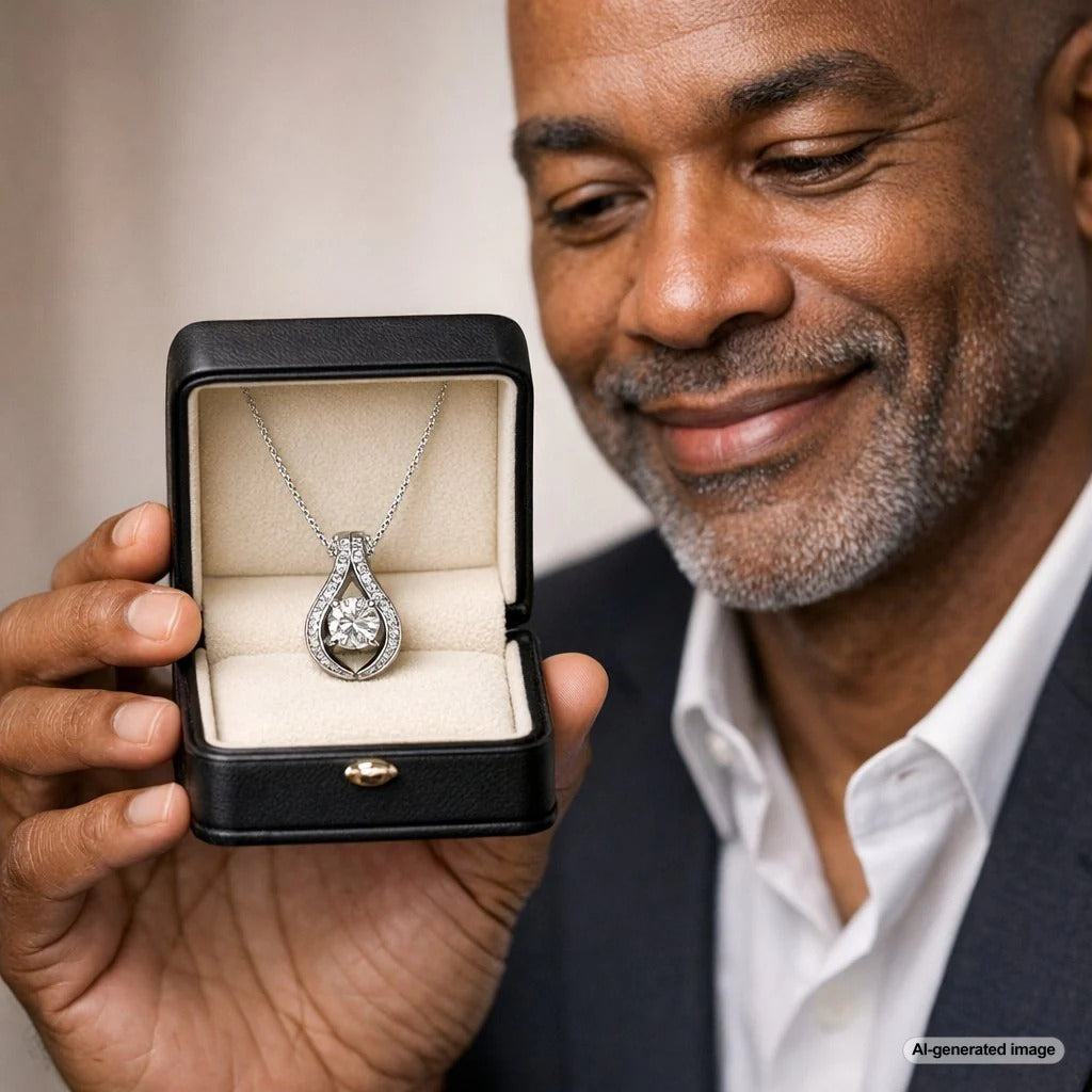 Pinched shank ring open and closed on a finger demonstrating hinged shank technology
