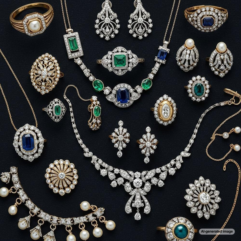 A stunning collection of pre-owned, vintage, and antique jewelry pieces from Robinson's Jewelers