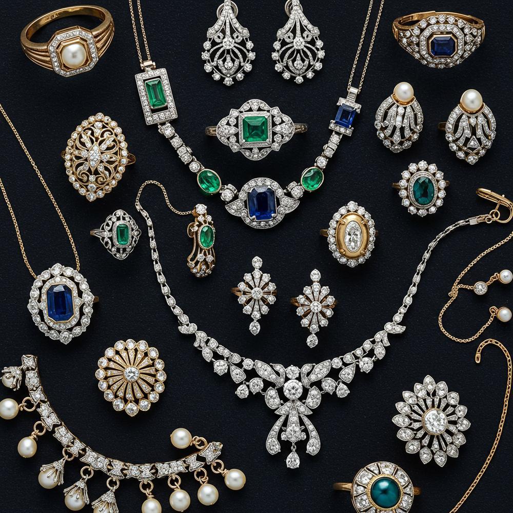 A stunning collection of pre-owned, vintage, and antique jewelry pieces from Robinson's Jewelers