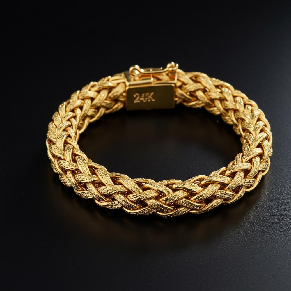 24K gold jewelry showcasing the highest purity of gold