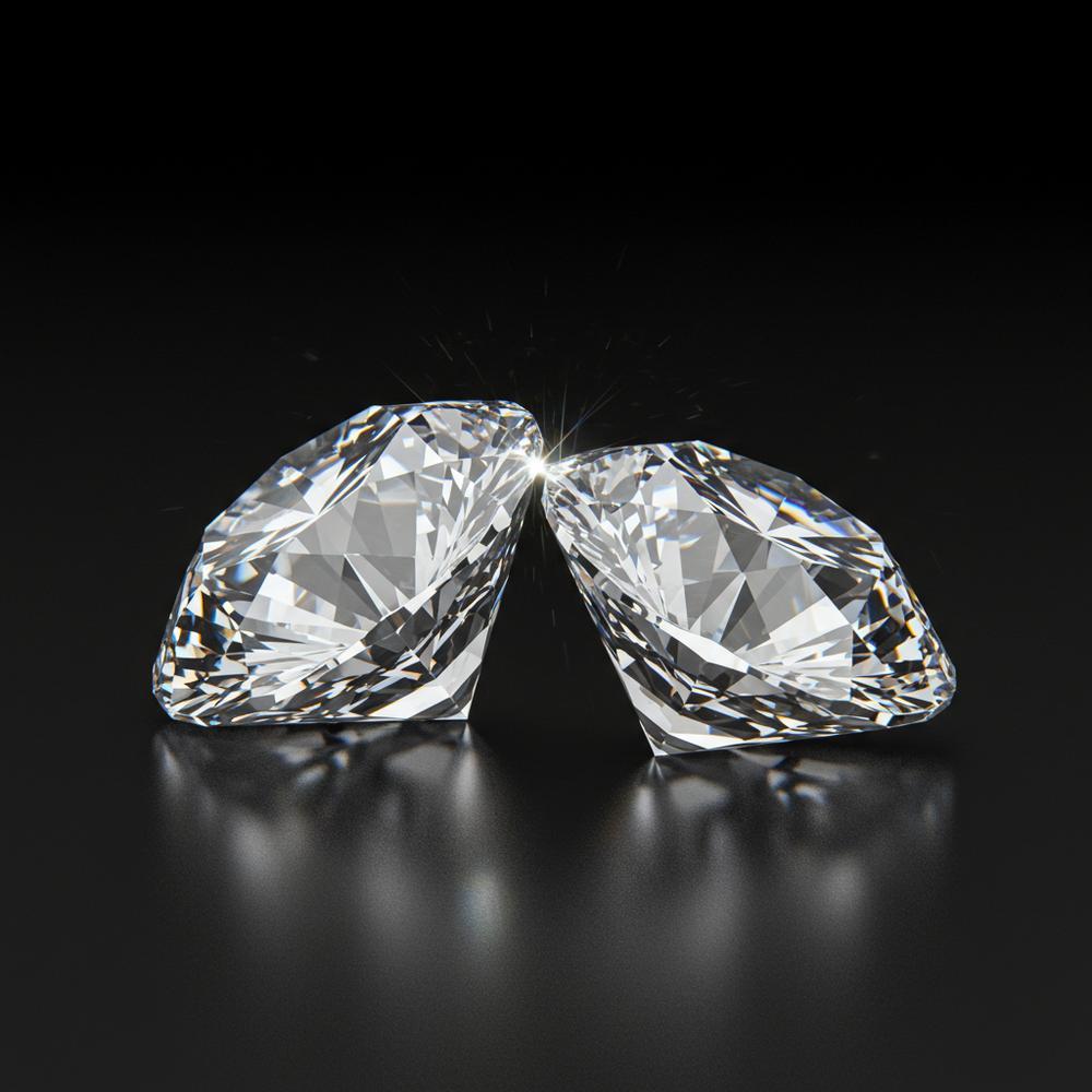 A close-up of a brilliant diamond reflecting light, emphasizing its hardness and durability.