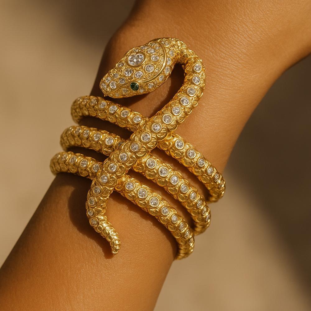 Serpentine gemstone jewelry showcasing its vibrant green hues and sacred symbolism