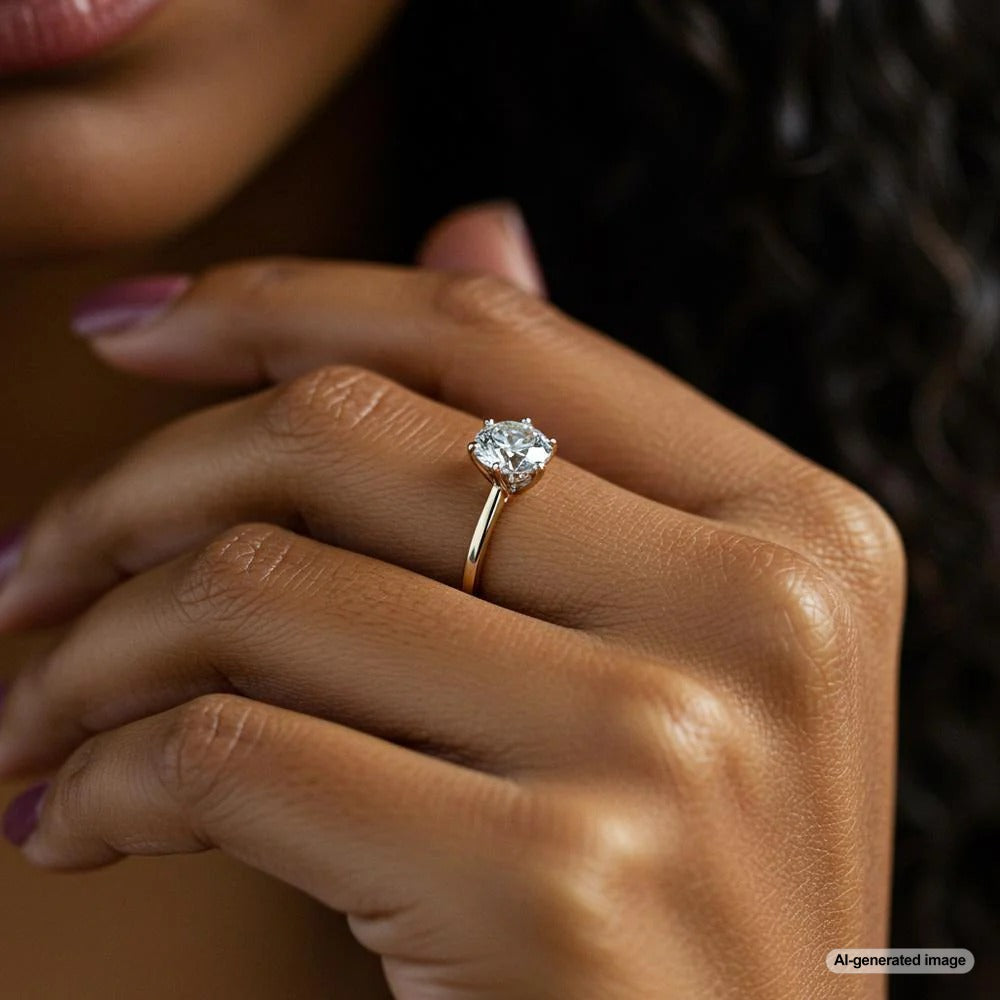 A sparkling diamond reflecting light in various colors, showcasing brilliance, fire, and scintillation.