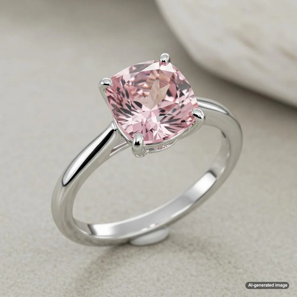 Beautiful Morganite Gemstone Jewelry in a Rose Gold Setting