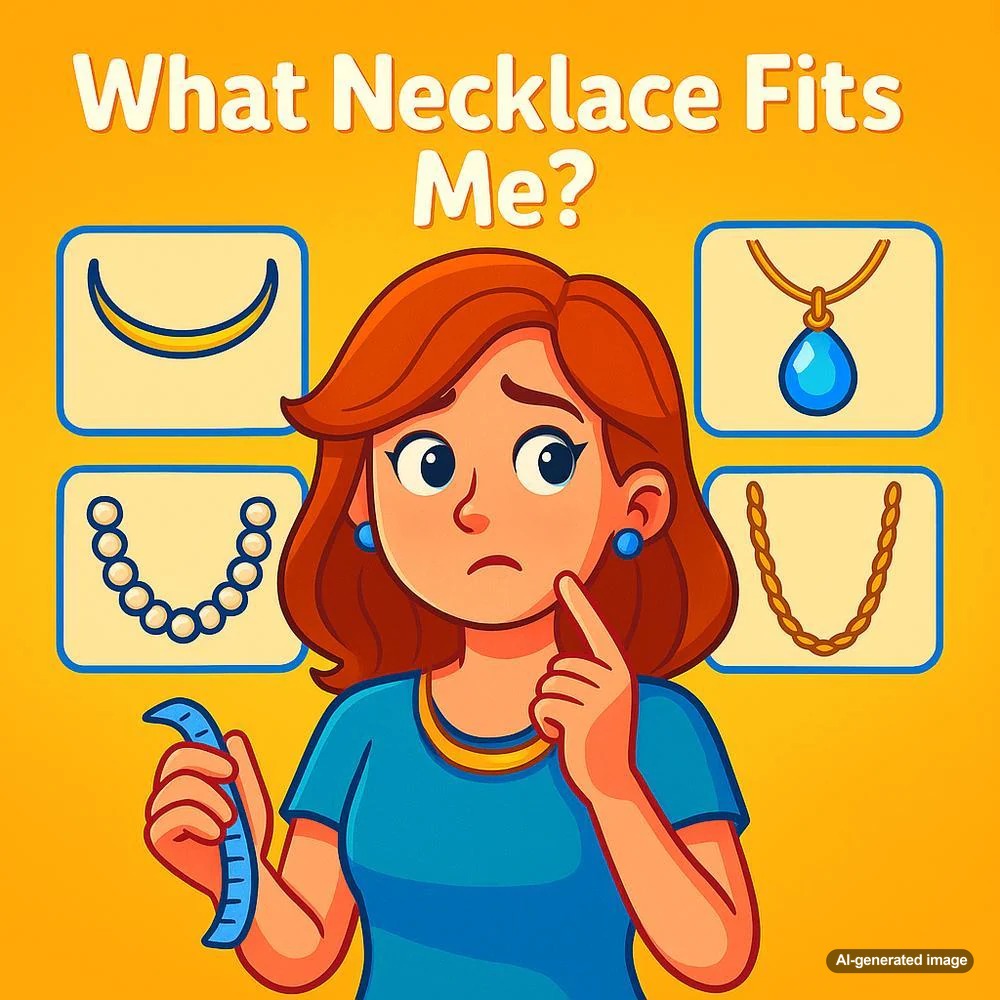 Woman wearing a stunning diamond pendant necklace, showcasing different necklace styles and lengths
