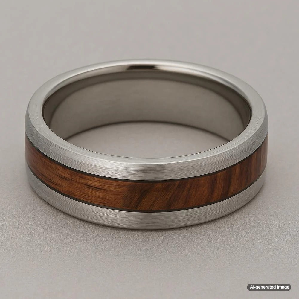 A close-up of a beautiful ring being examined by a jeweler for resizing possibilities