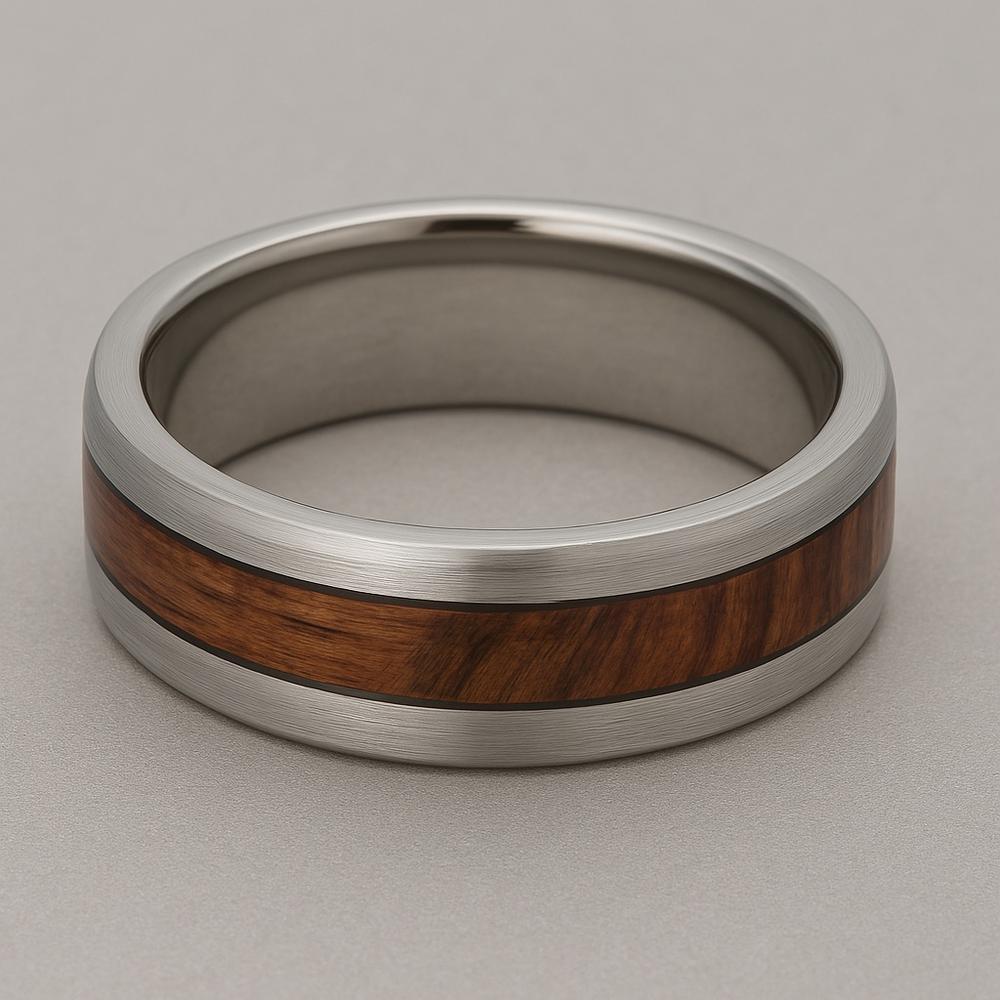 A close-up of a beautiful ring being examined by a jeweler for resizing possibilities