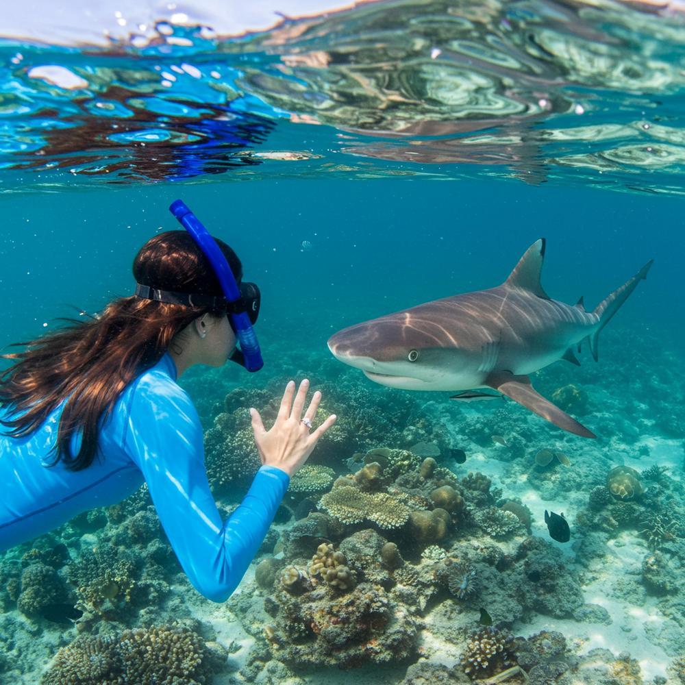Woman removing jewelry before swimming to protect it from damage