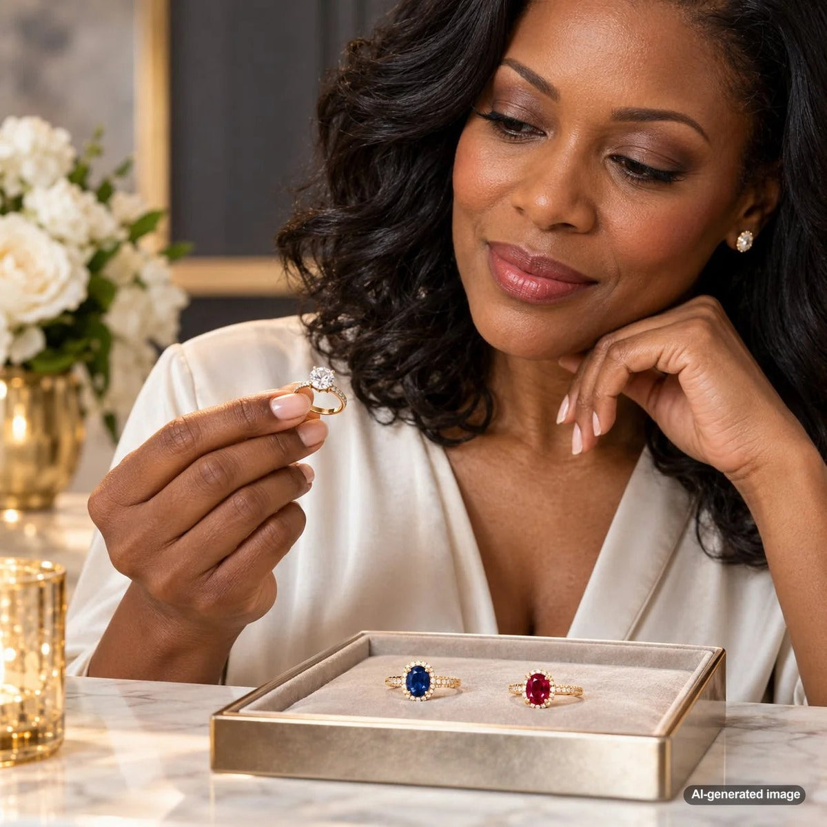 Durable gemstone rings suitable for everyday wear featuring diamonds, sapphires, rubies, and colorful fine jewelry stones