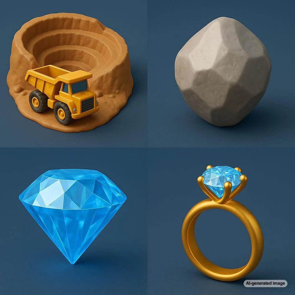 De Beers diamond jewelry showcasing brilliant cuts and elegant designs