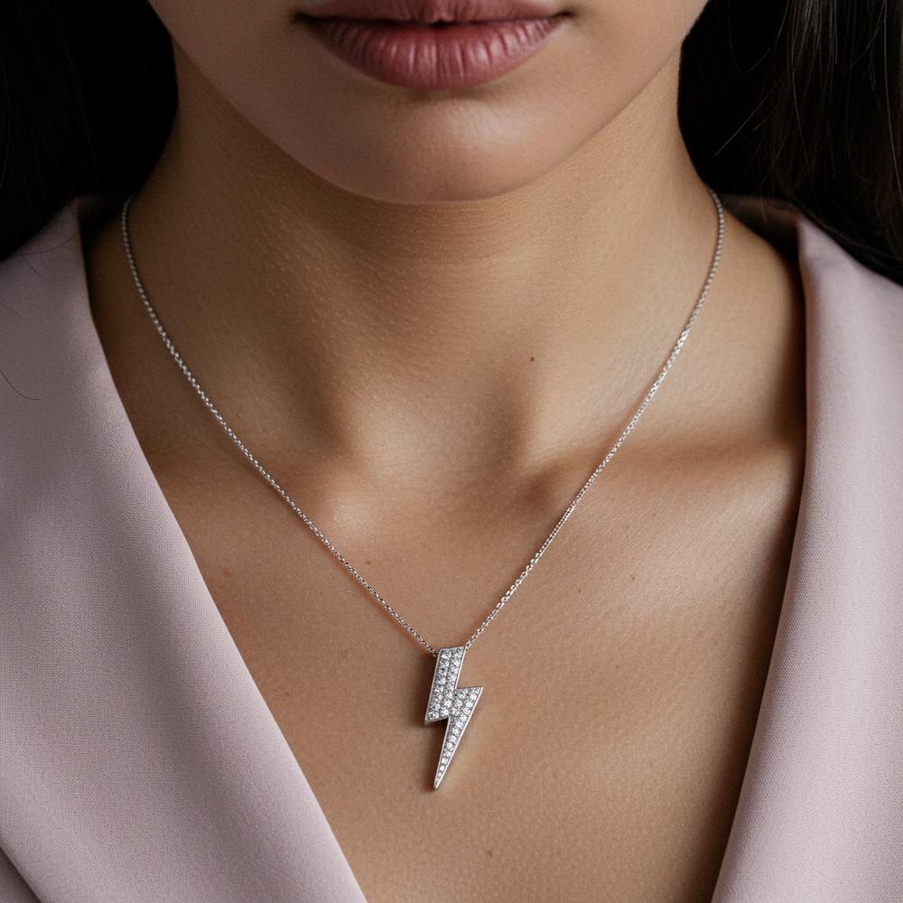 Stylish lightning bolt jewelry pieces from Robinson's Jewelers