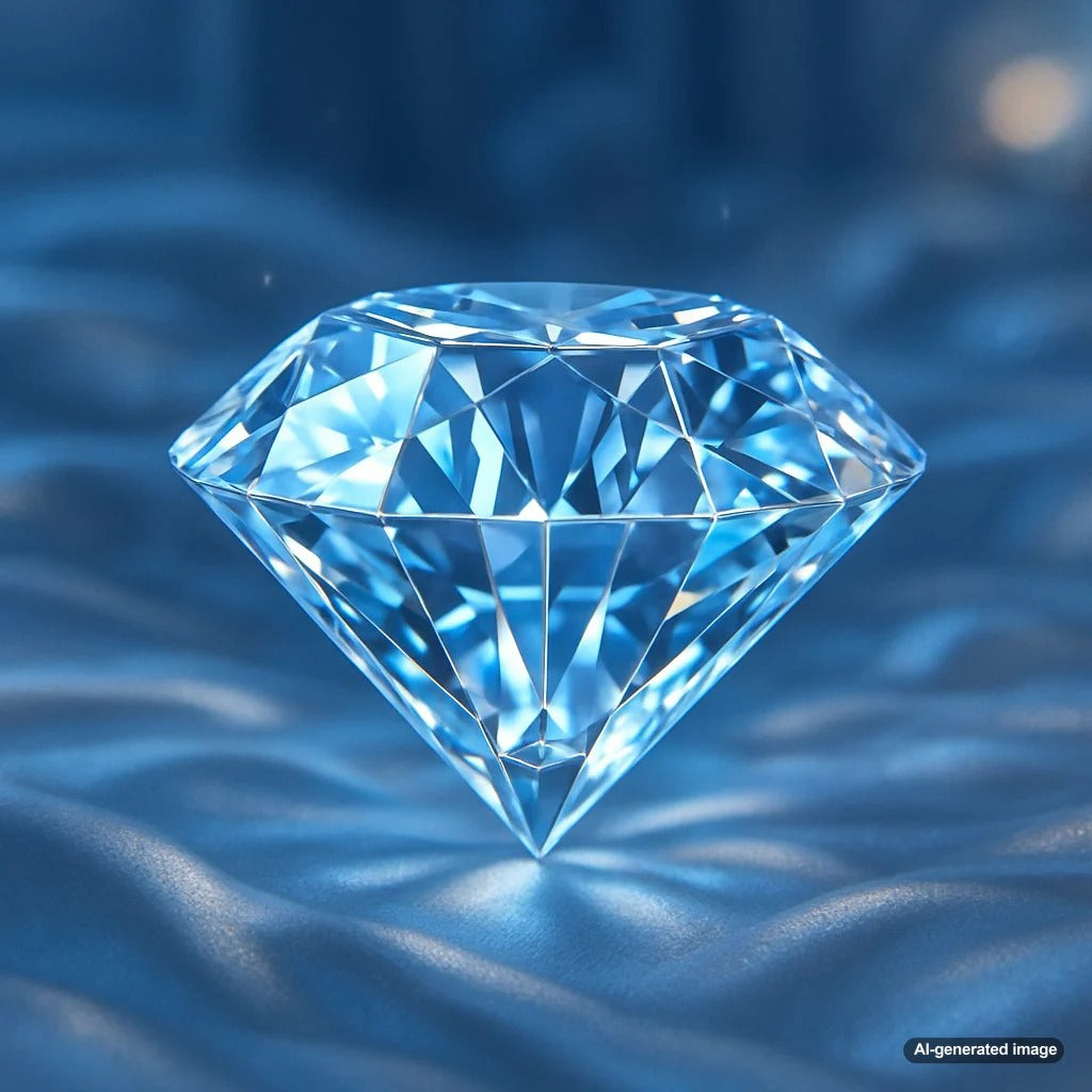 Close-up of a dazzling Tiffany diamond ring showcasing its exceptional sparkle and brilliance