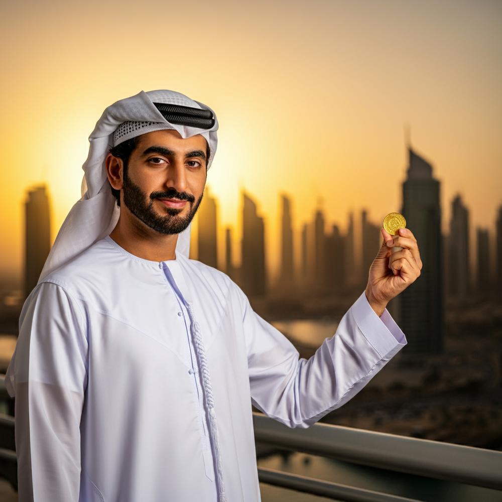 Gold jewelry displayed in Dubai's Gold Souk