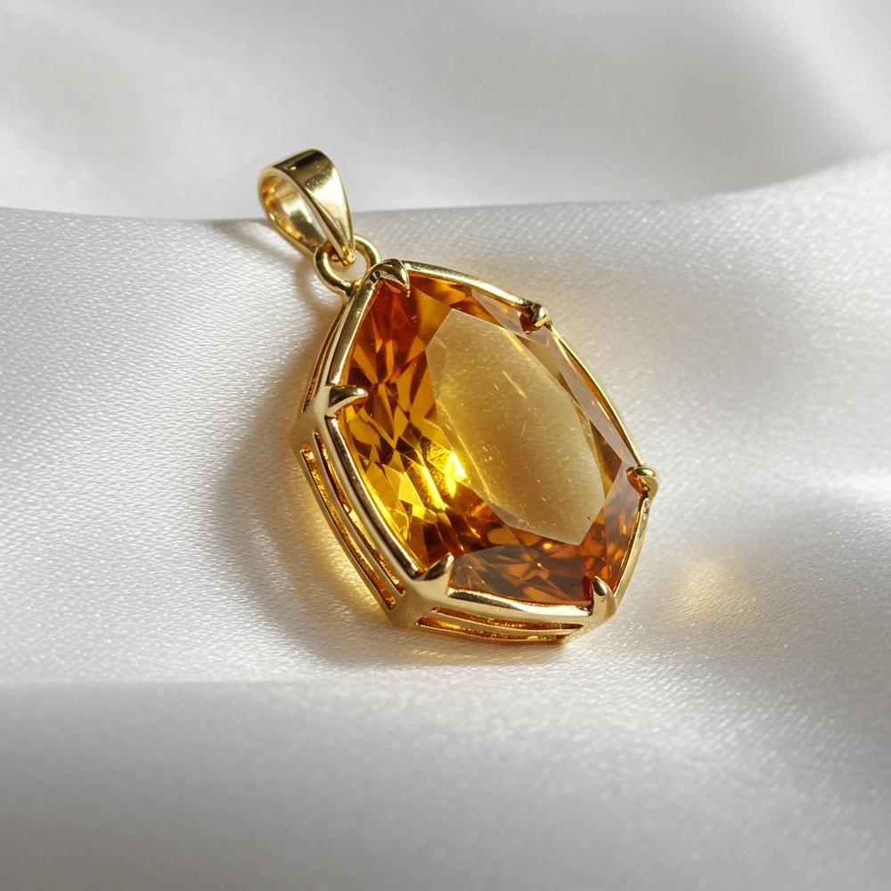 A stunning topaz gemstone set in an elegant gold ring, symbolizing healing energy and timeless beauty.