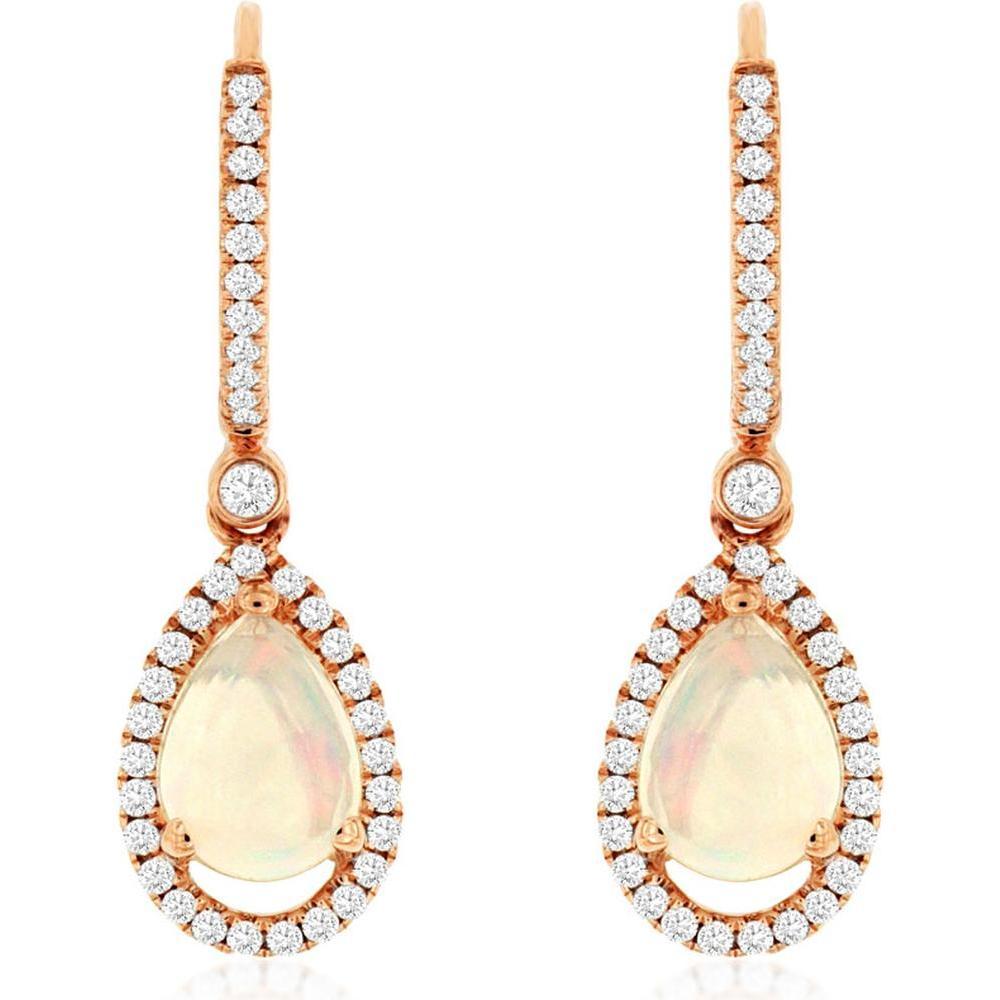 Close-up of a stunning opal gemstone showcasing its vibrant play-of-color