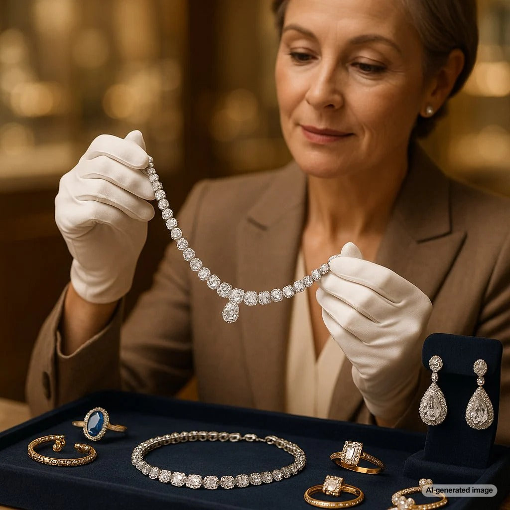 Luxury jewelry brands that maintain value over time including Cartier, Van Cleef & Arpels, and Tiffany & Co.