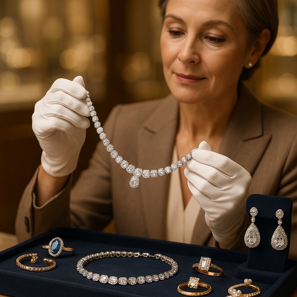 Luxury jewelry brands that maintain value over time including Cartier, Van Cleef & Arpels, and Tiffany & Co.