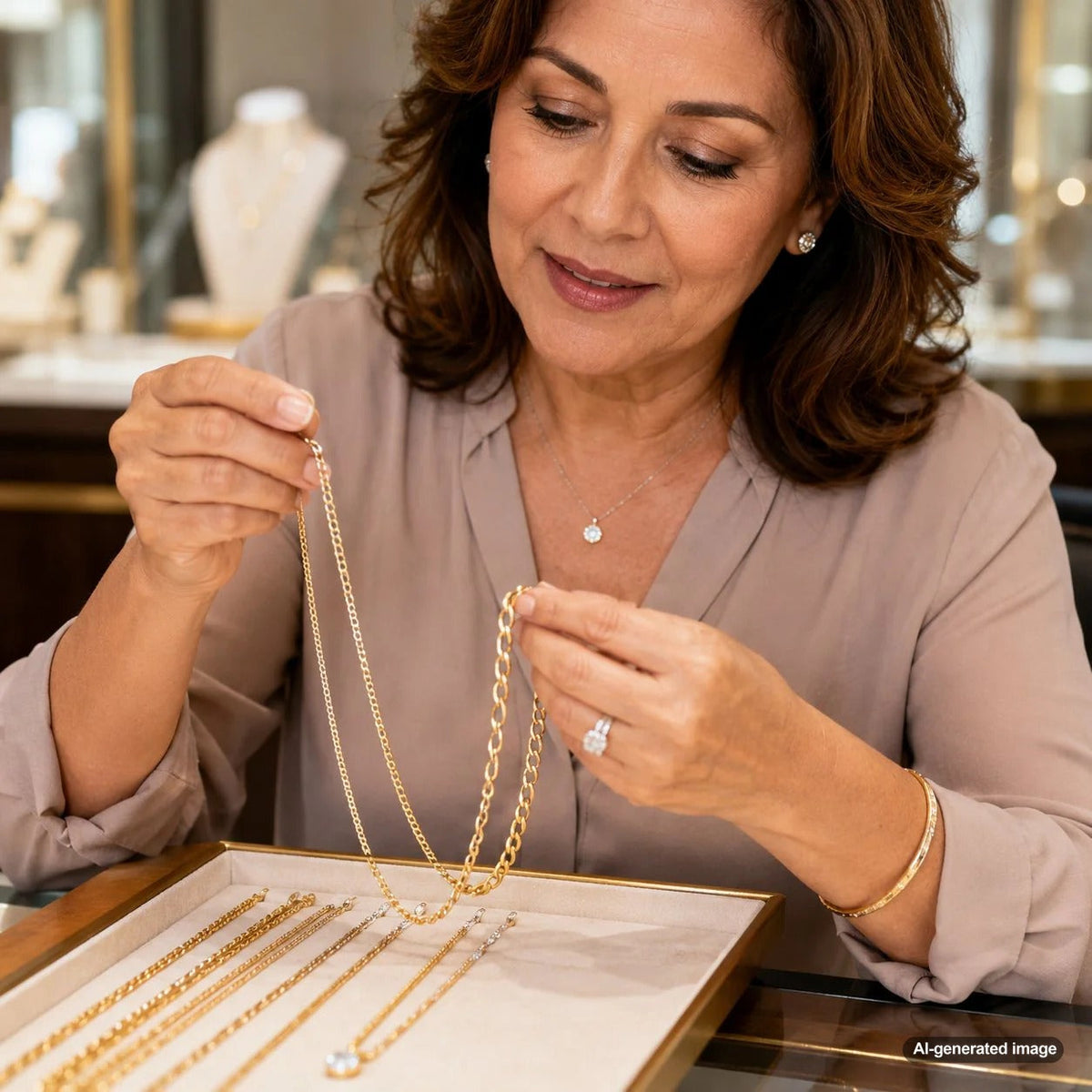 A selection of strong chain styles including Cuban, Box, and Rope chains displayed with heavy pendants for durability.