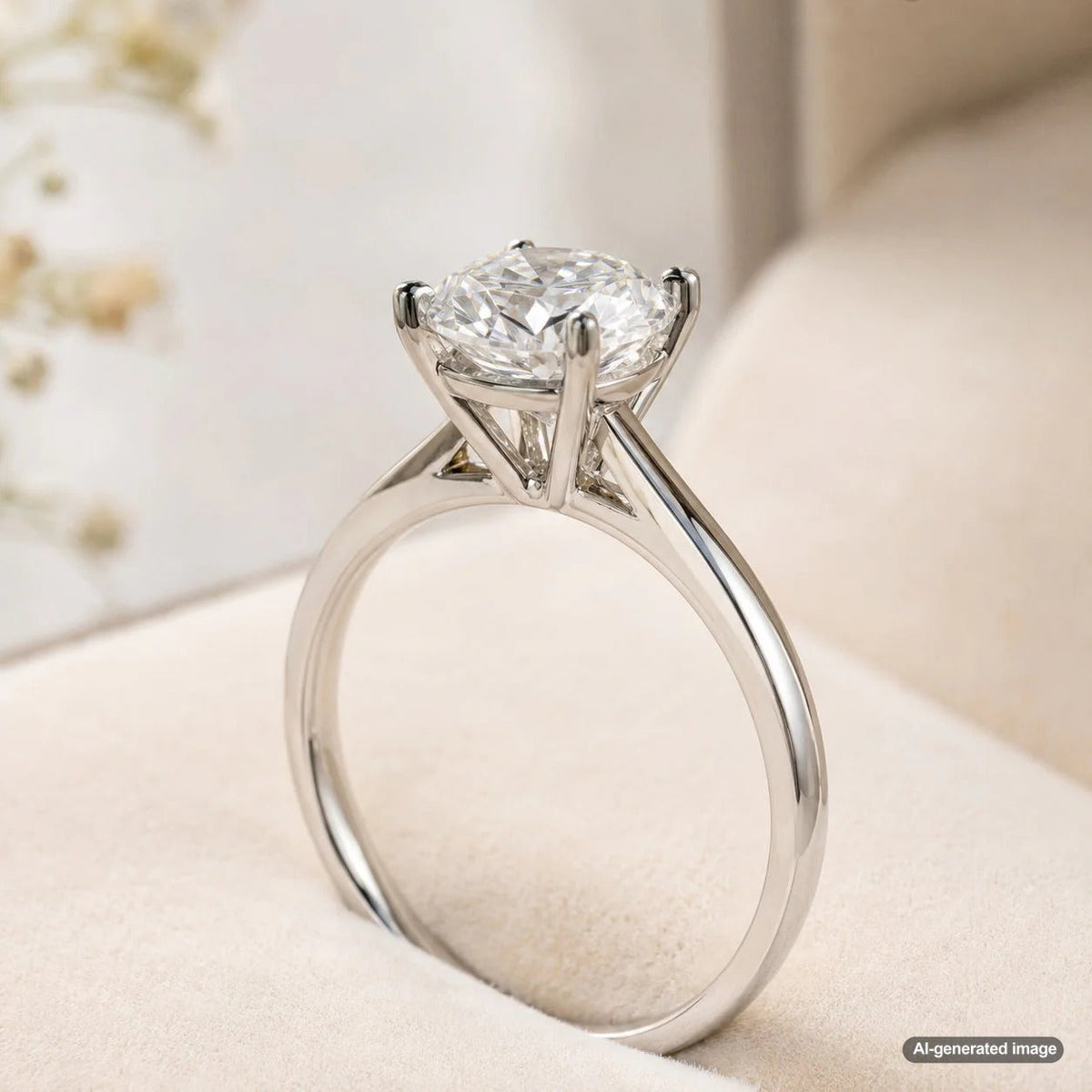 A comparison of diamond ring settings showing how prong, bezel, and halo settings affect diamond visibility and sparkle