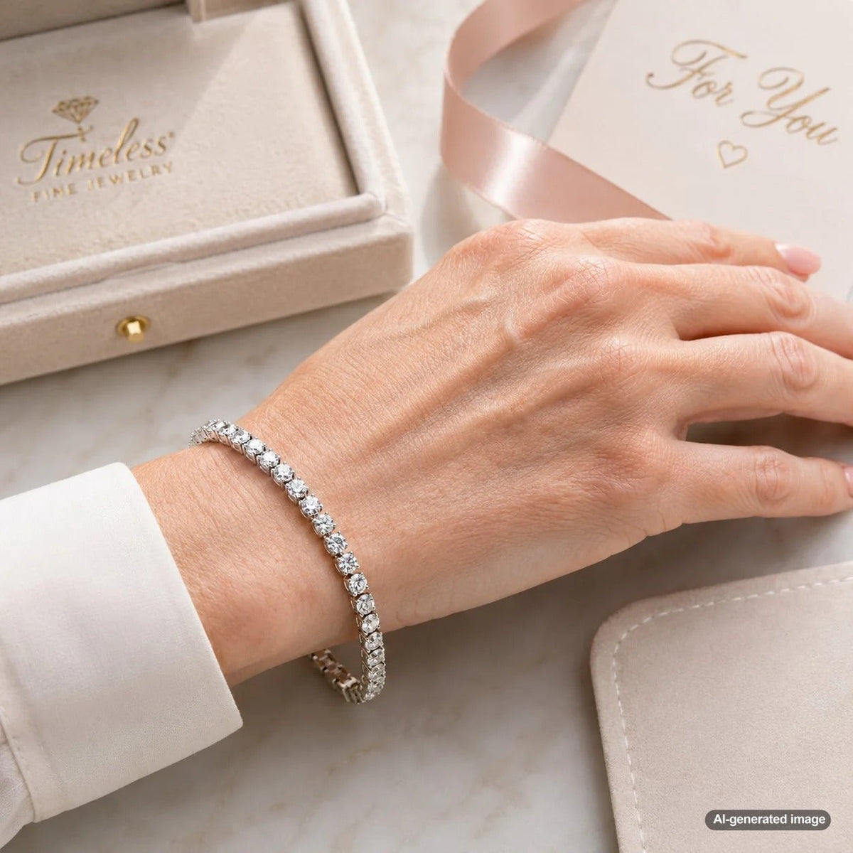 A detailed look at why a tennis bracelet turns on the wrist and how to fix it.