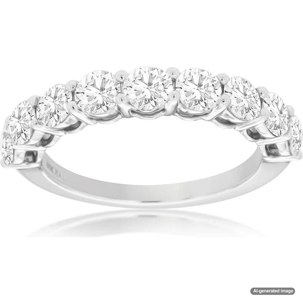 A beautiful stack of wedding bands showcasing various styles and metals