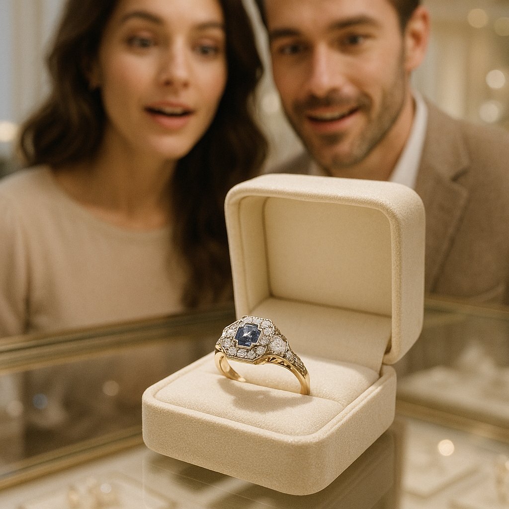 A stunning collection of vintage and antique engagement rings featuring intricate filigree, milgrain details, and unique gemstone settings