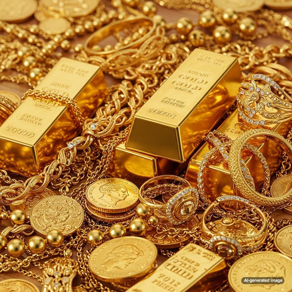 Elegant gold jewelry pieces showcasing the timeless beauty and value of gold
