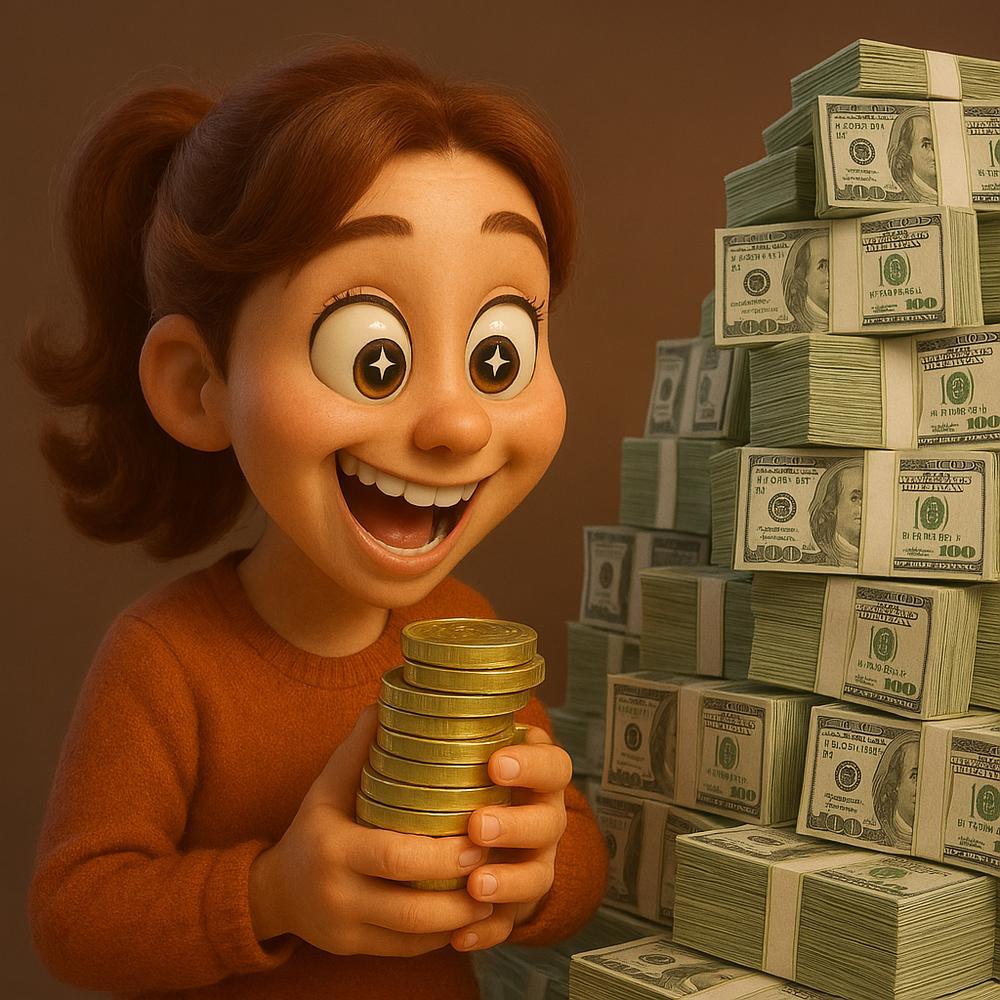 Gold jewelry and coins reflecting light, symbolizing wealth and investment potential