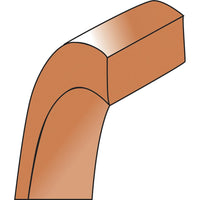 10K Rose Gold 4mm Flat Wedding Band with Polished Finish - Size 5.5