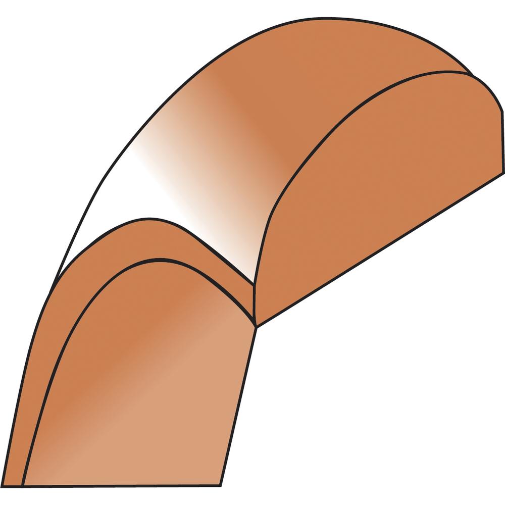 10K Rose Gold 6mm Lightweight Half Round Wedding Band - Size 10 - Polished Finish, Engravable