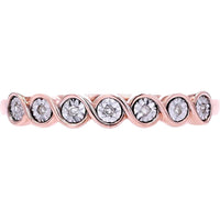10K Rose Gold Diamond Miracle Set Band - 1.00 Carats Total Diamond Weight