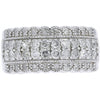 10K White Gold 1 Carat Diamond Band - Timeless Elegance Sparkling Jewelry