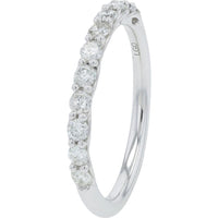 10K White Gold 2.00 Carat Lab Grown Diamond Bridal Set with 0.75 Carat Center Stone