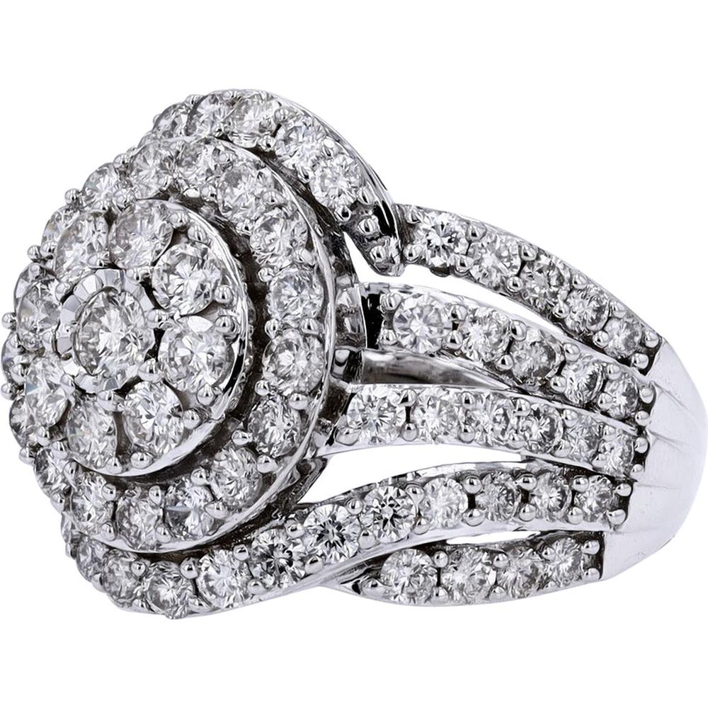 10k White Gold on sale diamond ring