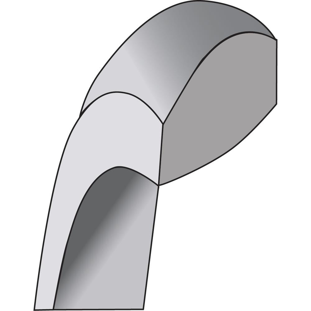 10K White Gold 8mm Comfort Fit Wedding Band - Lightweight & Engravable