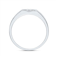 10K White Gold Diamond Band Ring - 1/2 Carat Total Diamond Weight
