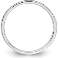 10K White Gold Diamond Channel Band - 0.15 Carat Total Diamond Weight by 0