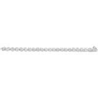 10K White Gold Diamond Tennis Bracelet - 1.00 Carat Total Diamond Weight