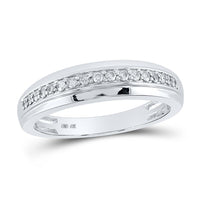 10K White Gold Princess Diamond Bridal Ring Set - 3/4 Carat Total Diamond Weight