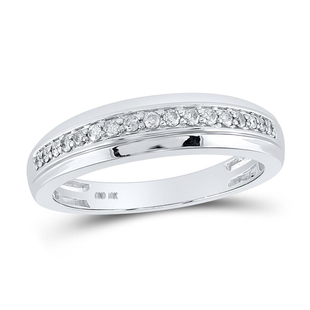 10K White Gold Princess Diamond Bridal Ring Set - 3/4 Carat Total Diamond Weight