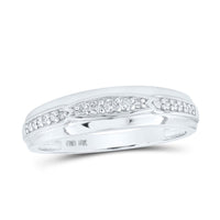10K White Gold Round Diamond Bridal Ring Set - 1/2 Carat Total Diamond Weight