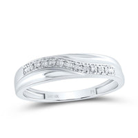 10K White Gold Round Diamond Bridal Ring Set - 1/3 Carat Total Diamond Weight