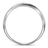 10K White Gold Round Diamond Bridal Ring Set - 1/5 Carat Total Diamond Weight