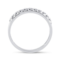 10K White Gold Round Diamond Bridal Ring Set - 3/4 Carat Total Diamond Weight